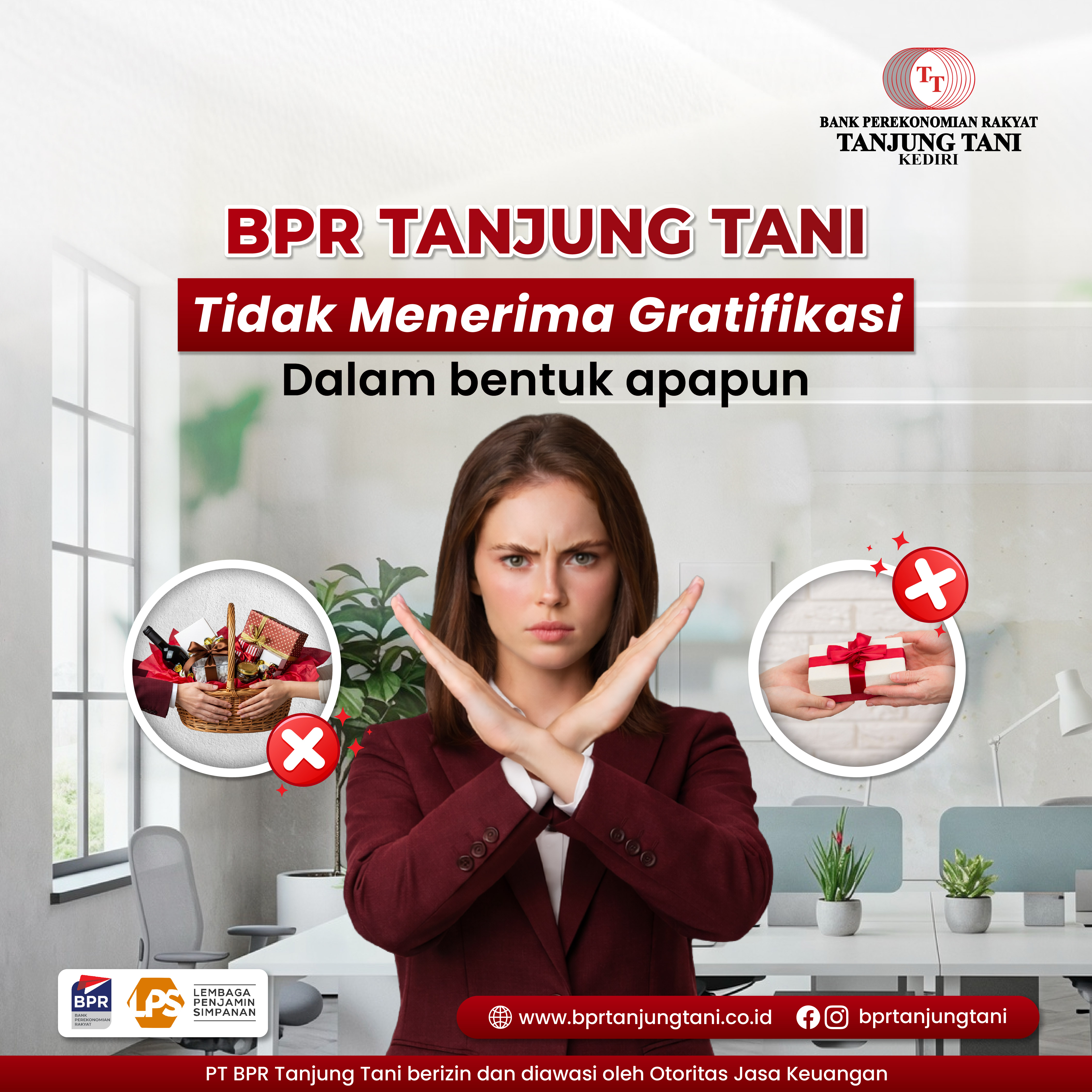 Komitmen BPR Tanjung Tani: Menjaga Integritas dengan Menolak Gratifikasi Komitmen BPR Tanjung Tani: Menjaga Integritas dengan Menolak Gratifikasi